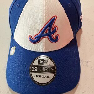 Atlanta Braves New Era 2023 City Connect 39THIRTY Flex Hat - White NWT
